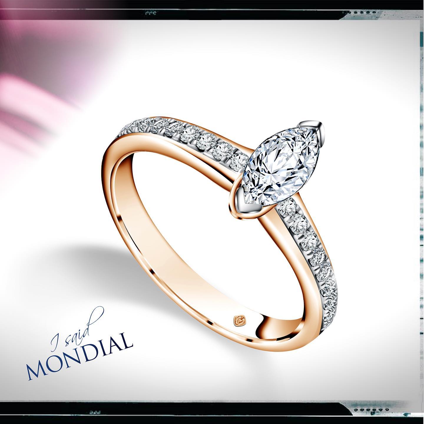 Memukau dengan Keindahan Cincin Berlian Mondial